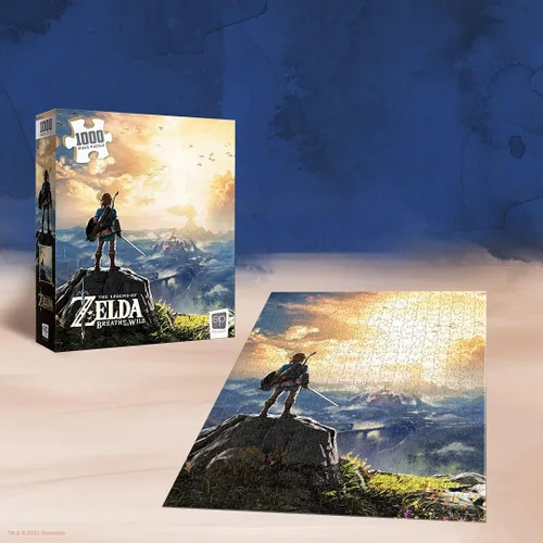 Vista 4 de The Legend of Zelda "Breath of the Wild" - Rompecabezas coleccionable de 1000 piezas con enlace de The Legend of Zelda Videojuego con licencia