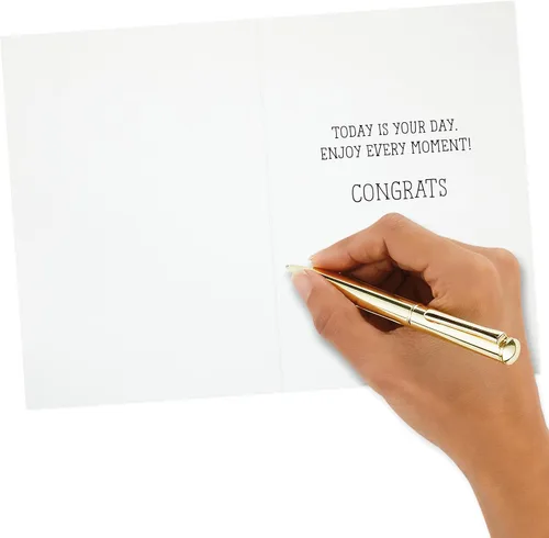 Vista 6 de Hallmark Surtido de tarjetas de graduación, felicitaciones graduadas (8 tarjetas con sobres, 4 diseños)