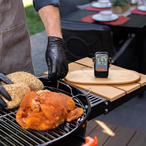 Vista 5 de MAVERICK iChef Bluetooth inalámbrico digital de lectura instantánea cocina parrilla ahumador barbacoa inalámbrico sonda carne termómetro