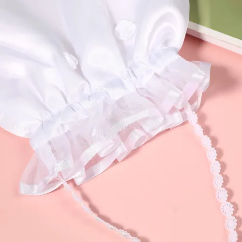 Vista 6 de NOLITOY Bolsa de dinero de boda nupcial de satén para adolescente Dama de honor de novia blanca con flores de satén decoradas bolso para baile
