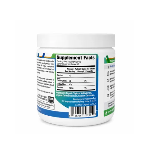 Vista 2 de Gelmix Espesante infantil para leche materna y fórmula, tarro de 4.4 onzas