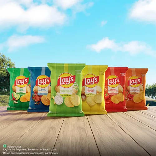 Vista 7 de Lays Wafers Magic Masala - Paquete de 1.83 oz, India