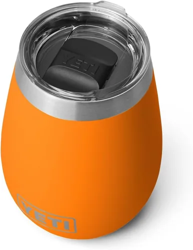 Vista 16 de YETI Rambler - Vaso de vino de 10 onzas, aislado al vacío, de acero inoxidable con tapa MagSlider, color azul marino