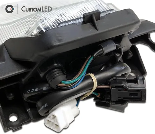 Vista 3 de Blaster-X - Luz trasera LED integrada para Yamaha MT-07 2021-2024 (lente transparente)