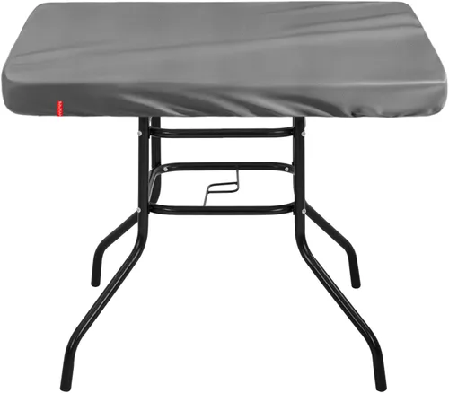 Vista 10 de Funda de mesa redonda para exteriores, impermeable, resistente a los rayos UV, para mesas de patio de 28 pulgadas de diámetro, protector