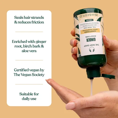 Vista 5 de The Body Shop Ginger Scalp Care Conditioner For Fine, Weak Hair