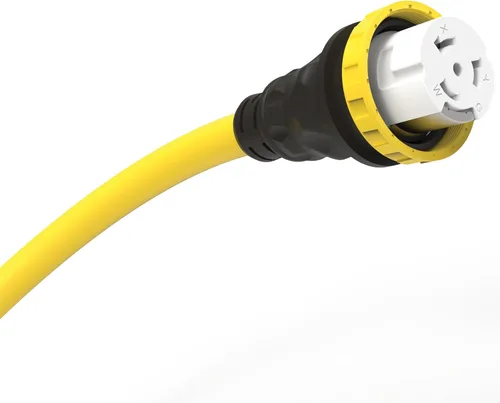 Vista 20 de Champion Power Equipment Cable de alimentación de generador RV de 30 pies, 50 amperios, 125/250 voltios, (14-50P a SS2-50R)
