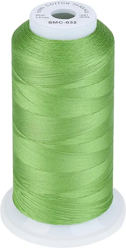 Vista 20 de Simthread 12 Colores Multiusos Hilo de Algodón para Acolchado 50s/3 Hilo para Piezas, Costura, etc. - 503 Metros Cada 12C01