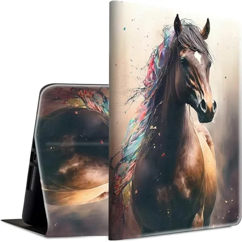 Vista 9 de Funda para Samsung Galaxy Tab S6 Lite de 10.4 pulgadas, versión 2022/2020, ligera, funda inteligente de piel sintética con soporte ajustable