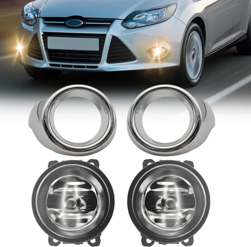Vista 16 de Luces antiniebla de conducción compatibles con lámparas de parachoques delantero Honda CRV 2007 2008 2009 con bombillas halógenas H11 de 12 V 55 W