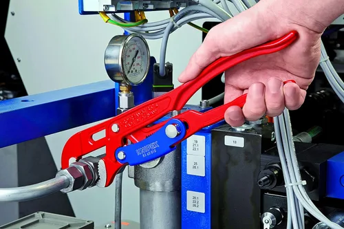 Vista 5 de KNIPEX Tools 83 60 010 Llave de tubo con patrón sueco, forma S, ajuste rápido, 12.75