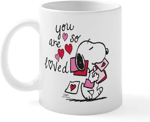 Vista 9 de CafePress Springtime Snoopy - Taza de café de cerámica, taza de té, 11 onzas