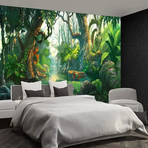 Vista 68 de Papel tapiz espacial 3D para dormitorio, murales de pared extra grandes para sala de estar, 151 x 105 pulgadas (no se puede despegar ni pegar)
