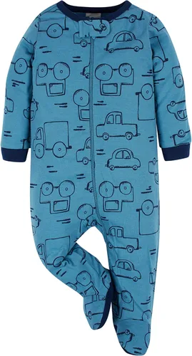 Vista 4 de Onesies Brand baby-boys 4-pack Sleep 'N Play Footies