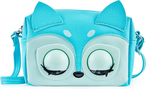 Vista 2 de Purse Pets, Metallic Mood Flashy Frenchie, Interactive Pet Toy & Crossbody Kids Purse