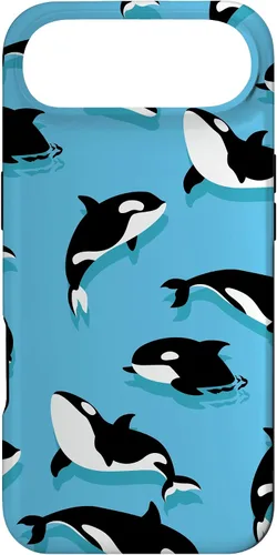 Vista 27 de Orca Swimming Whale Cool Miami Dolphin Beach Lover Gift Case for iPhone 17