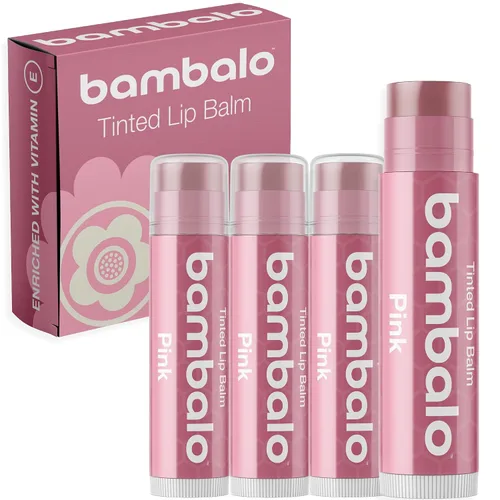 Vista 8 de Bálsamo labial tintado carmesí, paquete de 4 unidades, cuidado hidratante hidratante, tinte rojo intenso, fórmula orgánica natural, acondicionador