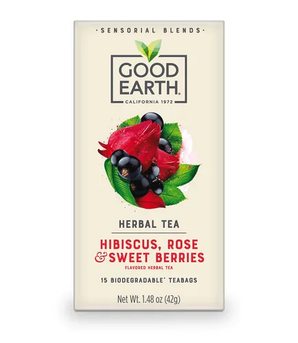 Vista 6 de Good Earth Sensorials - Té de hierbas de jengibre, cúrcuma y limón, caja de 15