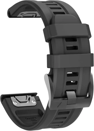Vista 2 de OVERSTEP - Correa de reloj compatible con Garmin Fenix 7/Fenix 6/Fenix 5 22mm Width Soft Silicone Watch Strap for Garmin Fenix 5/Fenix 5