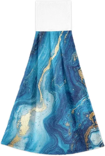Vista 29 de Boccsty Toallas de cocina colgantes de acuarela abstracta de otoño, 2 piezas de hojas de otoño, toallas de mano, toallas de barra de té, toallas