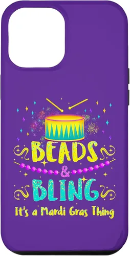 Vista 6 de Funda para iPhone 15 Beads and Bling It's Mardi Gras Thing Phone Case Mardi Gras