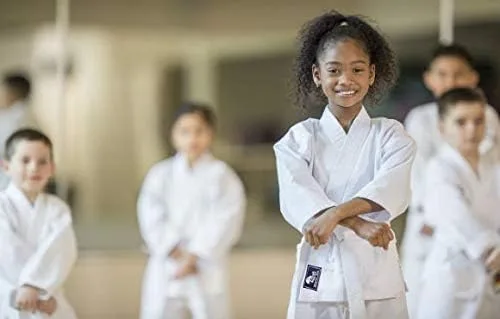 Vista 9 de Hawk Sports Karate Uniform for Kids & Adults Lightweight Student Karate Gi Martial Arts Uniform with Belt