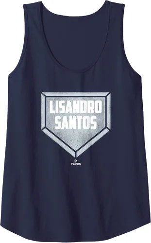 Vista 4 de Home Plate Gameday Lisandro Santos Prospect Baseball Fan Tank Top