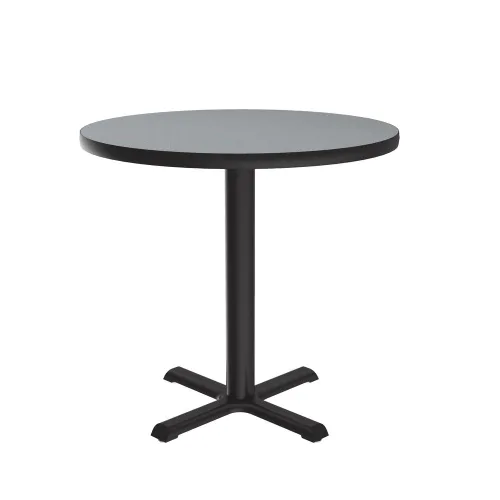Vista 29 de Correll - Mesa cuadrada de pub de 24 pulgadas, mesa de cóctel de comedor de 29 pulgadas de alto, parte superior laminada de alta presión de granito
