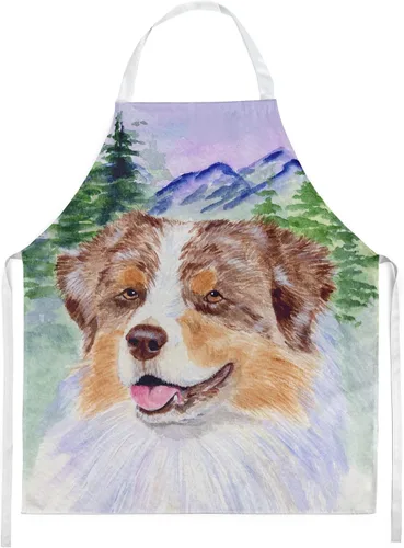 Vista 177 de Caroline's Treasures Delantal unisex Suzanne Staines Dogs Pastor australiano 8283