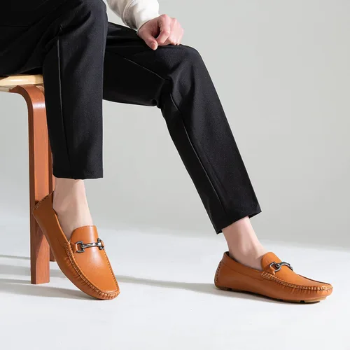 Vista 7 de Vostey Mocasines para hombre sin cordones para conducir mocasines casuales para hombre