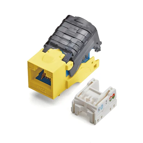 Vista 14 de TRUE CABLE Conector Keystone sin herramientas Cat5e, sin blindaje (UTP), PoE++ (4PPoE) 100W, certificación UL, verificado ETL, certificado ANSI/TIA