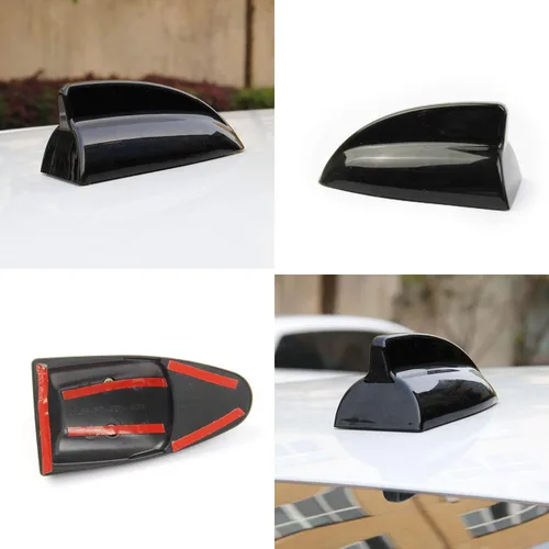 Vista 7 de Antena de techo negra con forma de aleta de tiburón para cargador Dodge Challenger 2009-2021