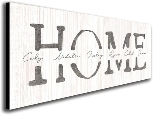 Vista 8 de Personal-Prints Arte Personalizado de PAPÁ e Hijos Personalizado con Todos los Nombres de los Niños Regalo Único y Personalizado para el Día