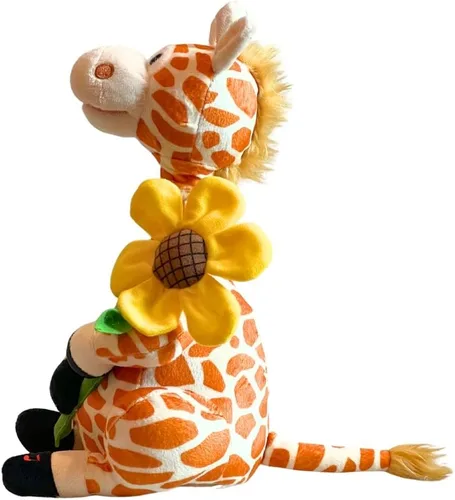 Vista 8 de Cuddle Barn Gerry - Mueve de jirafa de peluche animada con canción, 12
