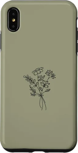 Vista 11 de Funda para iPhone 16 Wildlfower Floral Flower Khaki