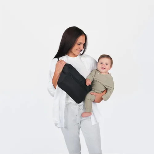 Vista 2 de Itzy Ritzy's Ritzy Pack Fanny Pack & Crossbody Diaper Bag - Multi-Use Lightweight Bag Features 6 Pockets & an Adjustable Strap - Wear As a