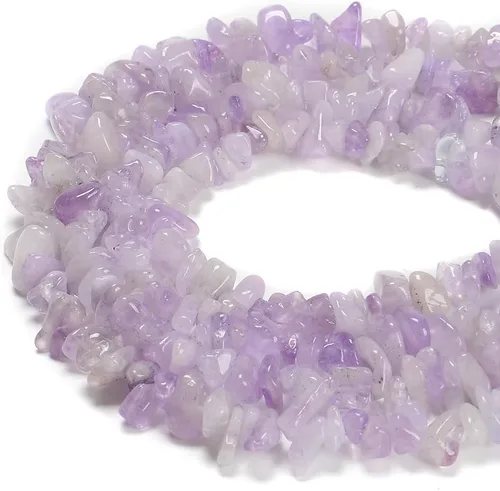 Vista 25 de Cuentas de piedras preciosas naturales de finchenita de azurita de 0.315 a 0.315 pulgadas, cristales curativos, pulseras de cintura, kit de collar