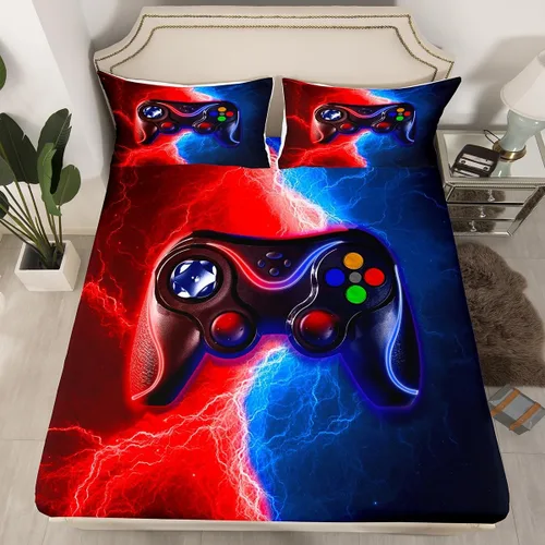 Vista 16 de Erosebridal Juego de sábanas de ratas para niños, tamaño Queen, juego de ropa de cama con diseño de roedores de ratón, divertido diseño de animales