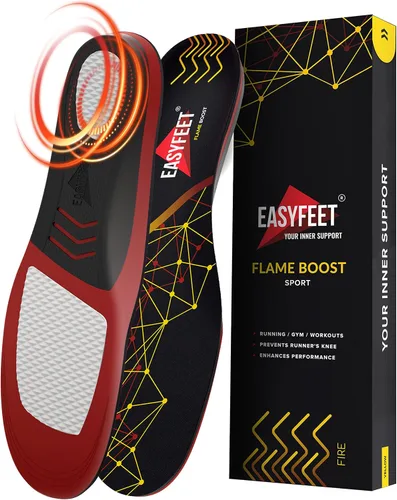 Vista 10 de Plantillas para zapatos deportivos de running para hombre y mujer - Plantilla deportiva - Insertos de absorción de impactos - Para caminar, hacer
