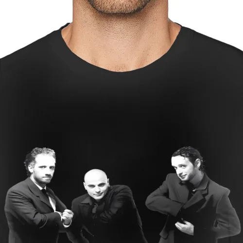Vista 7 de Soda Music and Stereo - Camiseta de manga corta para hombre, diseño casual, cuello redondo, unisex, color negro