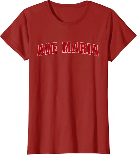 Vista 63 de Ave Maria FL Florida - Camiseta, Negro