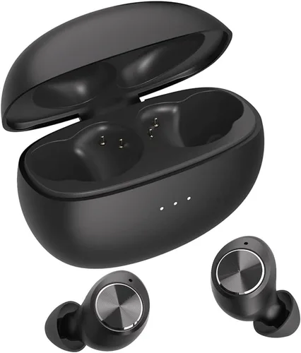 Vista 10 de Kamon Auriculares inalámbricos K12, Bluetooth 5.3, estéreo de alta fidelidad, cómodos auriculares intrauditivos impermeables con control táctil