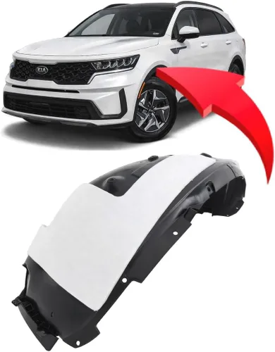 Vista 11 de FitParts Para Chevrolet Silverado 1500 2014-2015 guardabarros delantero
