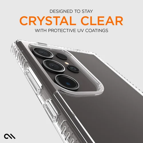 Vista 4 de Case-Mate Funda transparente resistente para Samsung Galaxy S24 Ultra [protección contra caídas D3O de 16 pies] [compatible con carga inalámbrica]