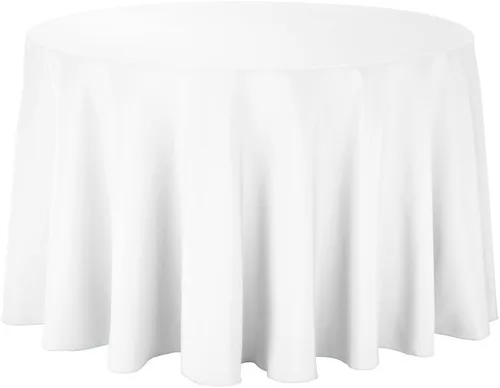Vista 31 de Gee Di Moda Mantel redondo verde manzana de 70 pulgadas para mesas redondas de 24 a 48 pulgadas, tela lavable resistente, para mesa de bufé, fiesta