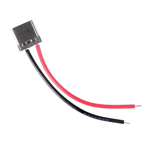 Vista 6 de 8 piezas de placa desnuda tipo C Chasis hembra impermeable 2P cable de soldadura tipo USB C Cable de extensión Cable de alimentación USB-C enchufe a