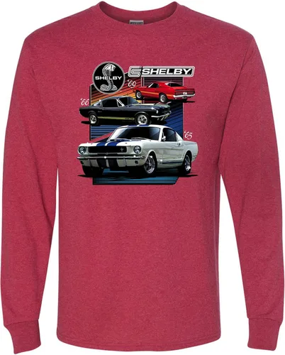Vista 11 de Shelby '65 '66 '69 Powered by Ford Motors - Mangas largas oficiales para hombre