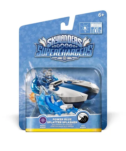 Vista 2 de Skylanders Superchargers Vehicles Power Blue - Splatter Splasher Character Pack