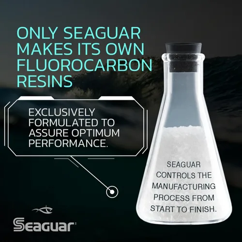Vista 5 de Seaguar Fluoro Premier Big Game - Línea de pesca de agua salada, 100% fluorocarbono, transparente, varios tamaños