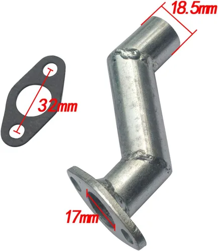 Vista 2 de Kit de Pistón de Cabeza Cilíndrica de 47mm (1.85in) con Carburador para Bicicleta Motorizada de 66cc 80cc, Motor de 2 Tiempos